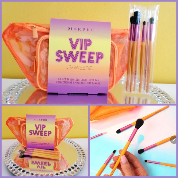 Free Gift + Morphe VIP Sweep 6 Pc Brush Set - Picture 1 of 8